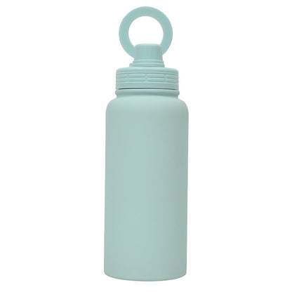 Light Green Premium 35oz Stainless Steel Insulated Sports Bottle with Magnetic Phone Holder Lid-0