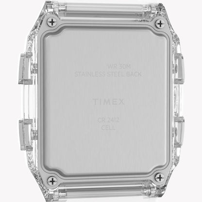 Timex Unisex Transparent Resin Watch, Translucent Case | Tw2w45200-3