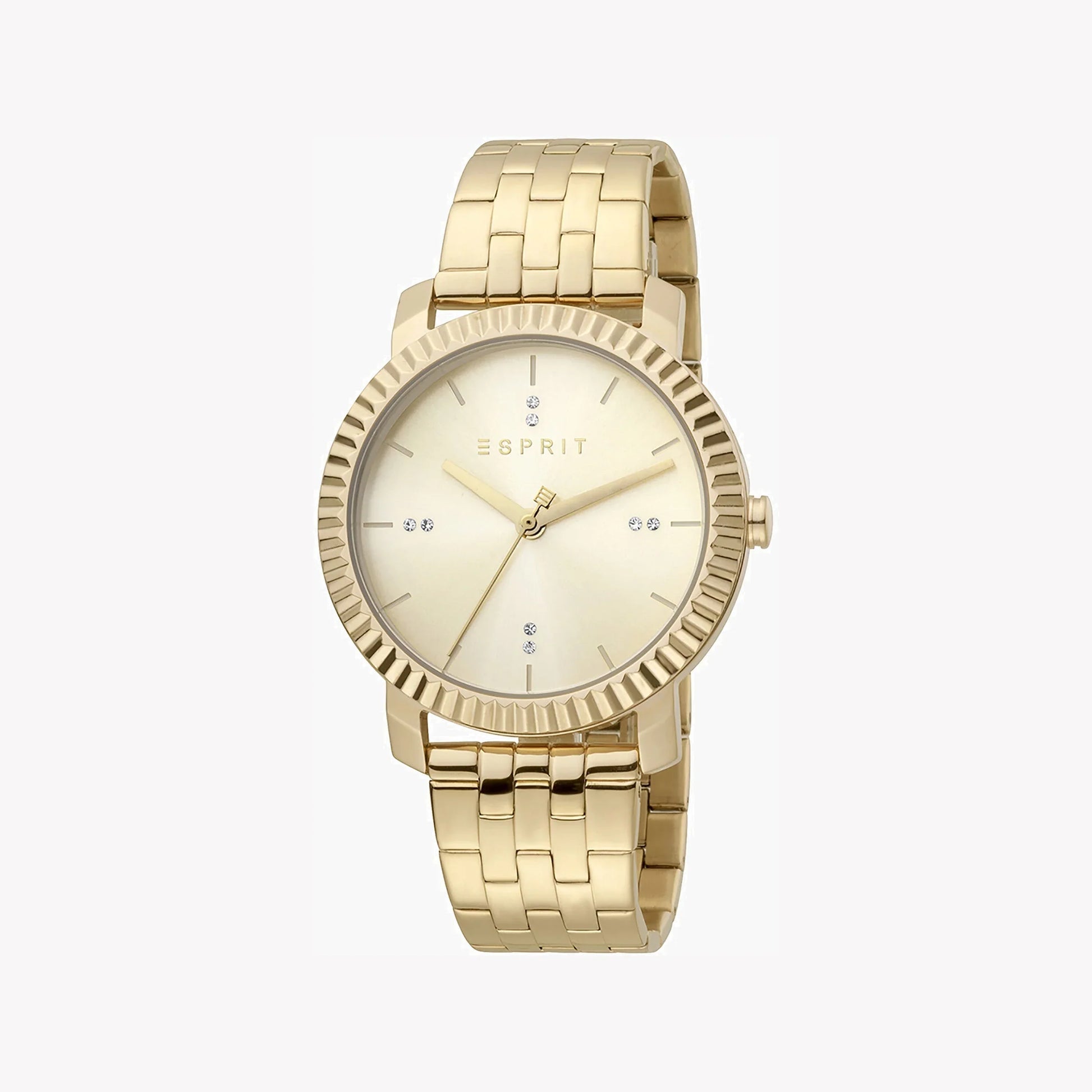 Esprit Women's Gold Watch, Champagne Dial | ES1L185M0065-0