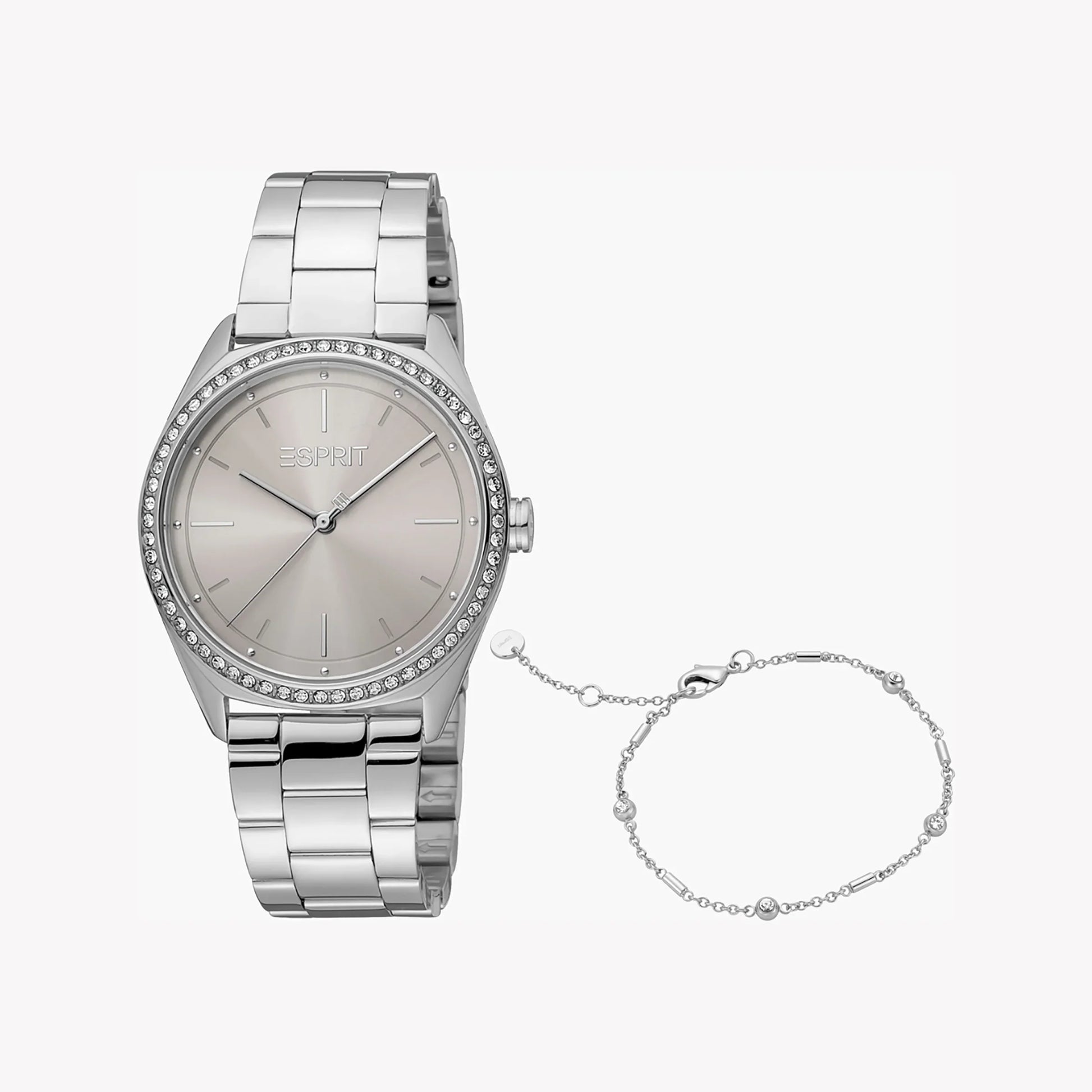 Esprit Women's Silver Watch, Grey Dial | Es1l134m0015-0