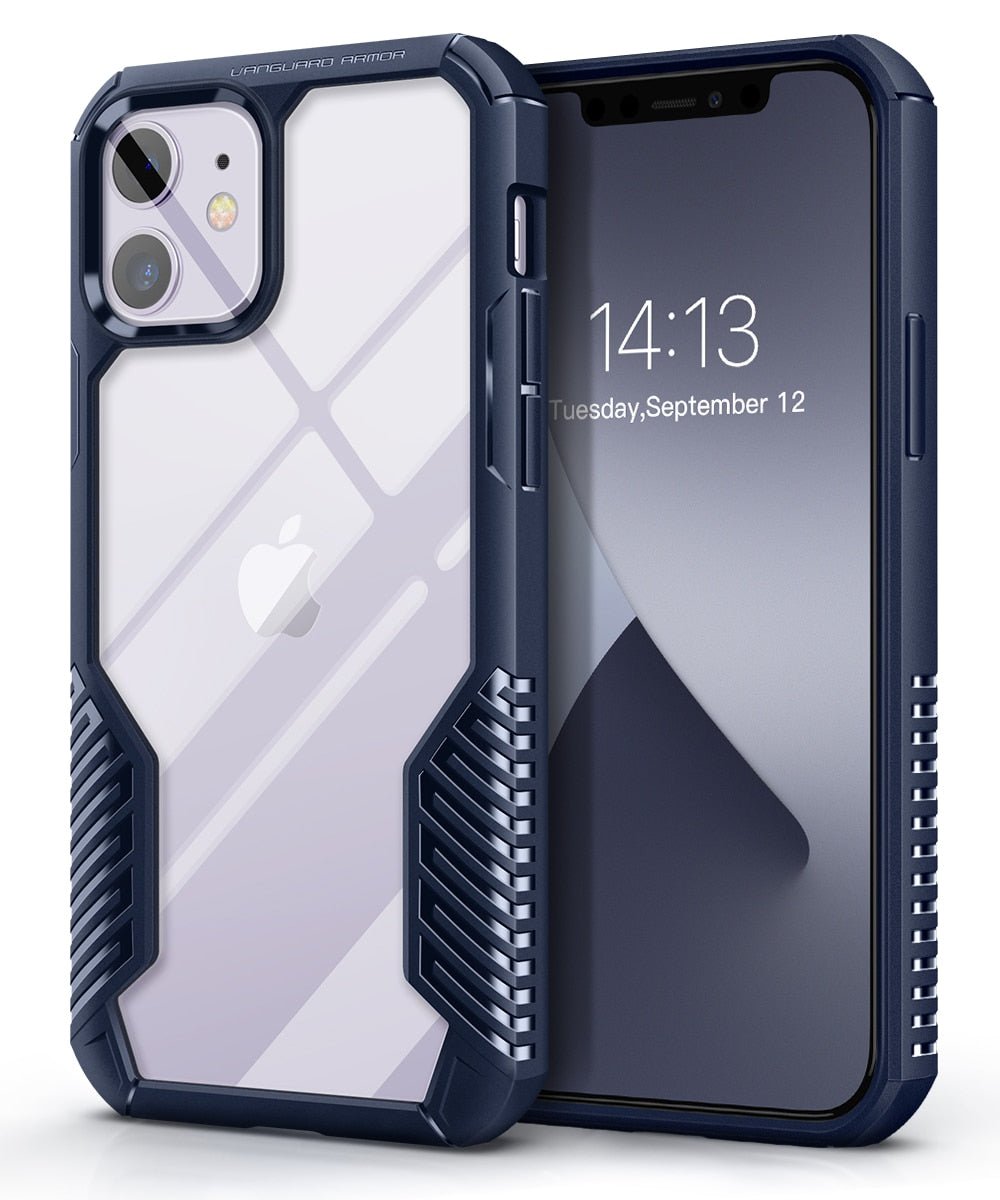 Case for iPhone 12 Pro/12 Case Vanguard Armor Designed Shockproof Drop Protection Cover Case for iPhone 12/12 Pro 6.1Inch-1