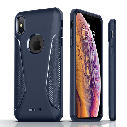Case For iPhone Xs Max Case Anti-Slip Slim Shockproof Drop Protection Hybrid Matte Soft Phone Cover for iPhone Xs Max-0