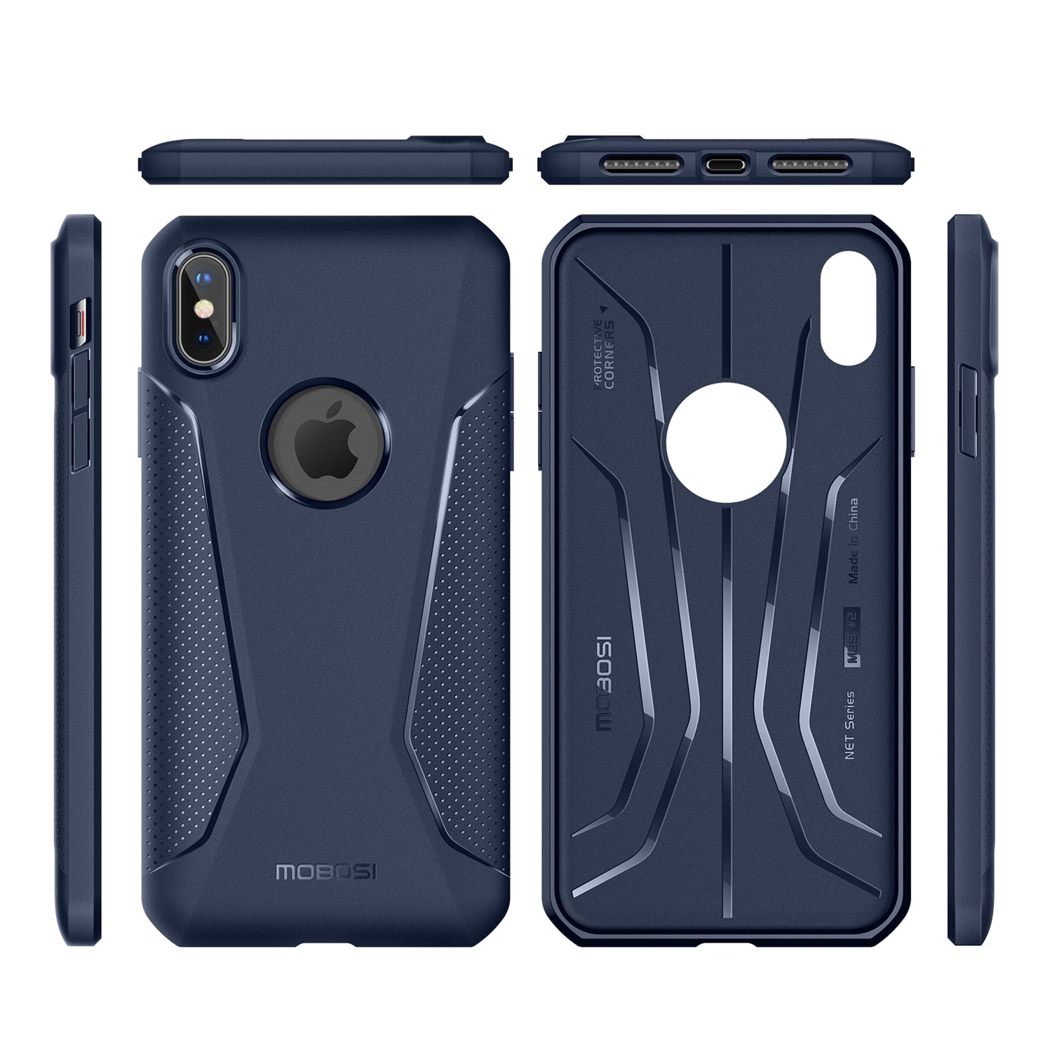 Case For iPhone Xs Max Case Anti-Slip Slim Shockproof Drop Protection Hybrid Matte Soft Phone Cover for iPhone Xs Max-3