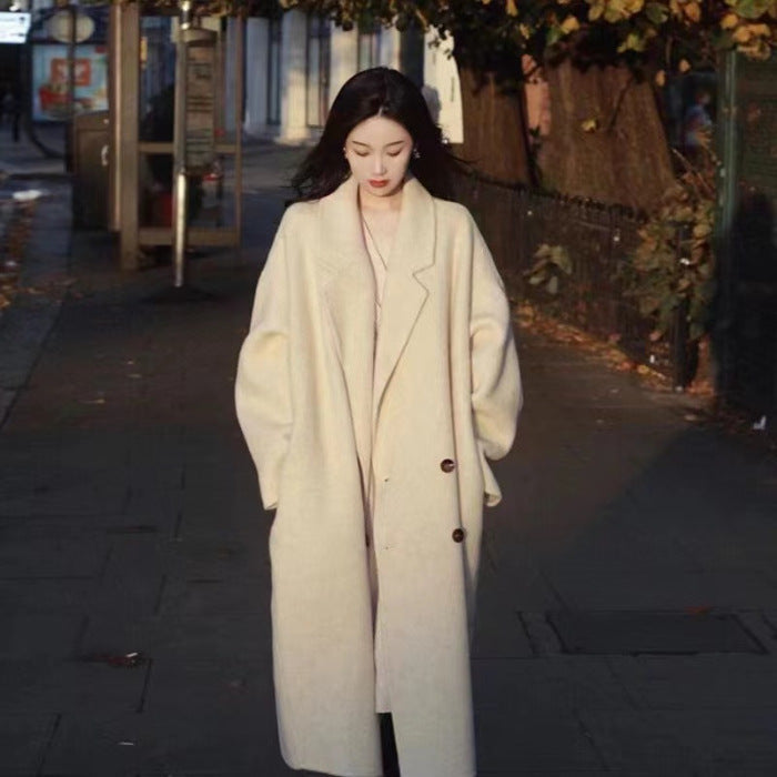 Small High-grade Woolen Coat For Women-6