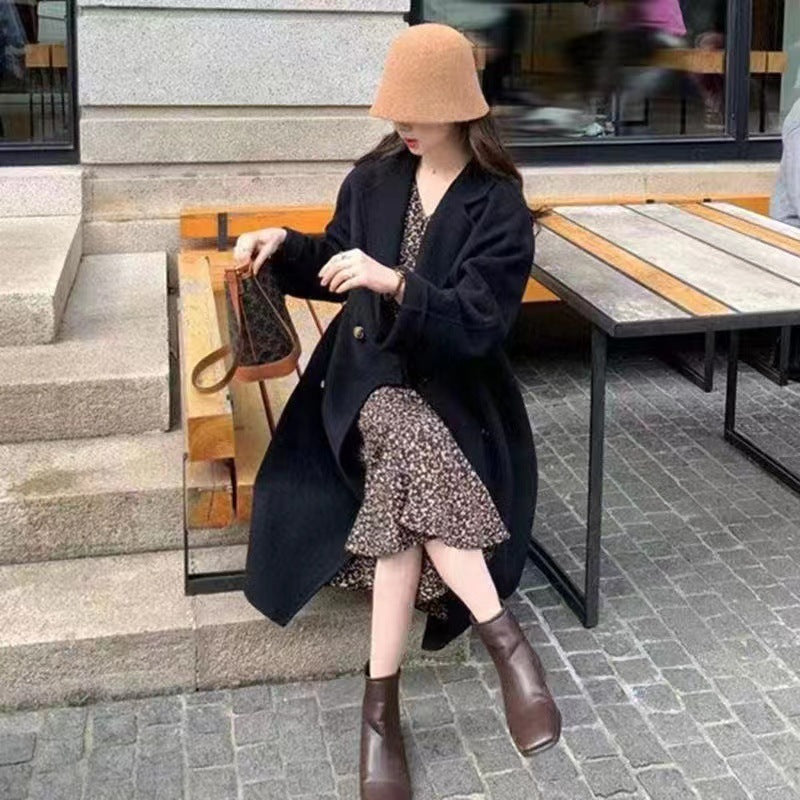 Small High-grade Woolen Coat For Women-1