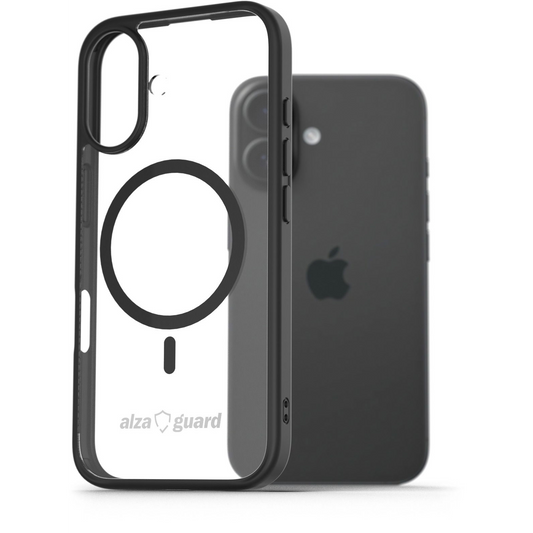 AlzaGuard iPhone 16 Clear TPU Case Compatible with Magsafe tok (AGD-PCMT32B)-0