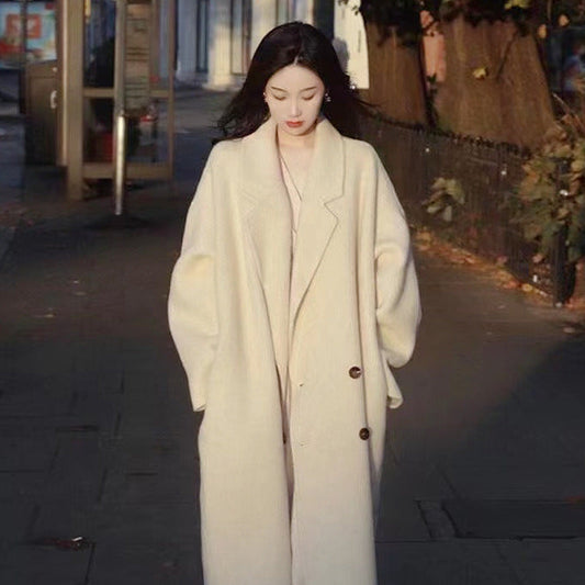 Small High-grade Woolen Coat For Women-0