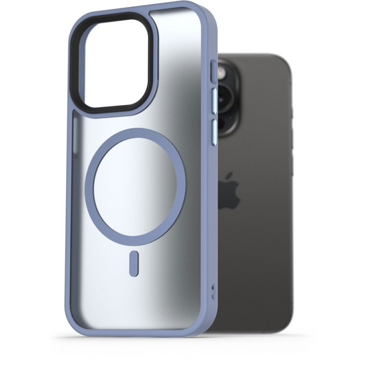 AlzaGuard Matte Case iPhone 15 Pro MagSafe világoskék tok (AGD-PCMM16SL)-0