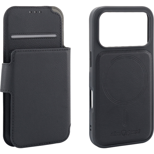 AlzaGuard MagWallet 2in1 Case Compatible with Magsafe iPhone 17 Pro fekete tok (AGD-MWFC478B)-0