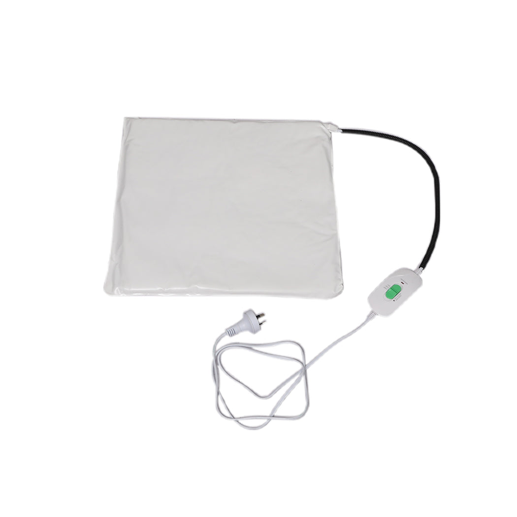 NNEIDS PaWz Electric Pet Heater Bed Heated S Grey Small-3