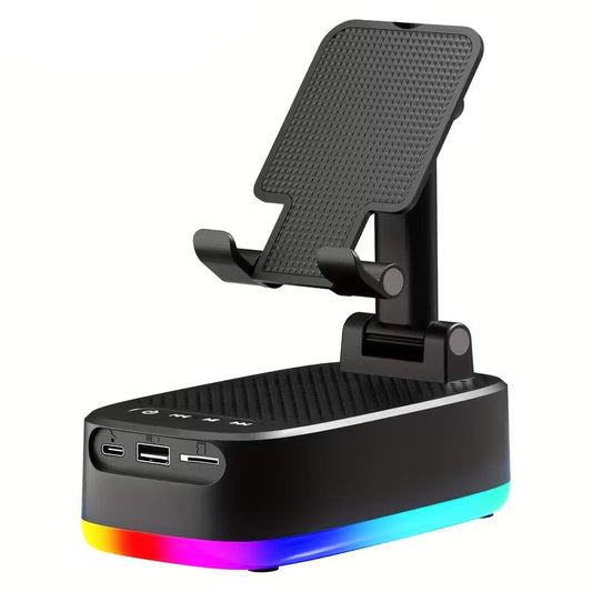 NNETM Wireless Speaker with Phone Holder and Power Bank-0