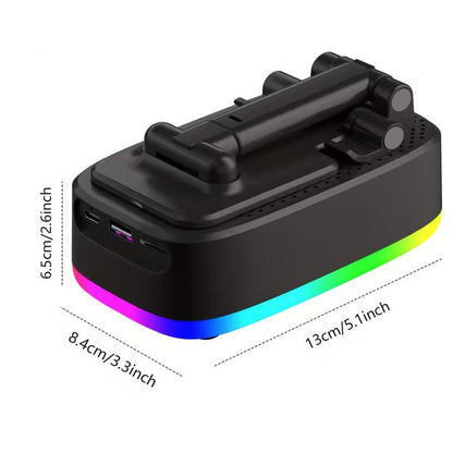 NNETM Wireless Speaker with Phone Holder and Power Bank-3