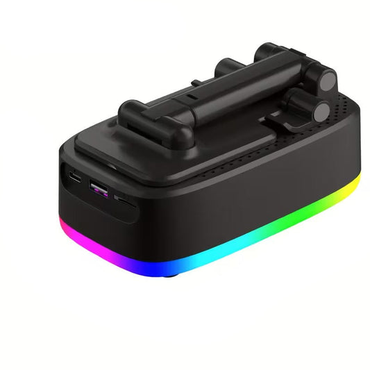 NNETM Wireless Speaker with Phone Holder and Power Bank-1