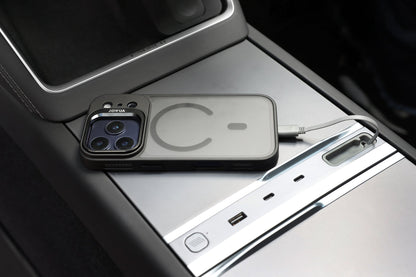 iPhone Case for Tesla Car Mount with MagSafe + Phone Tether Tab Set (iPhone 17 Series)-2