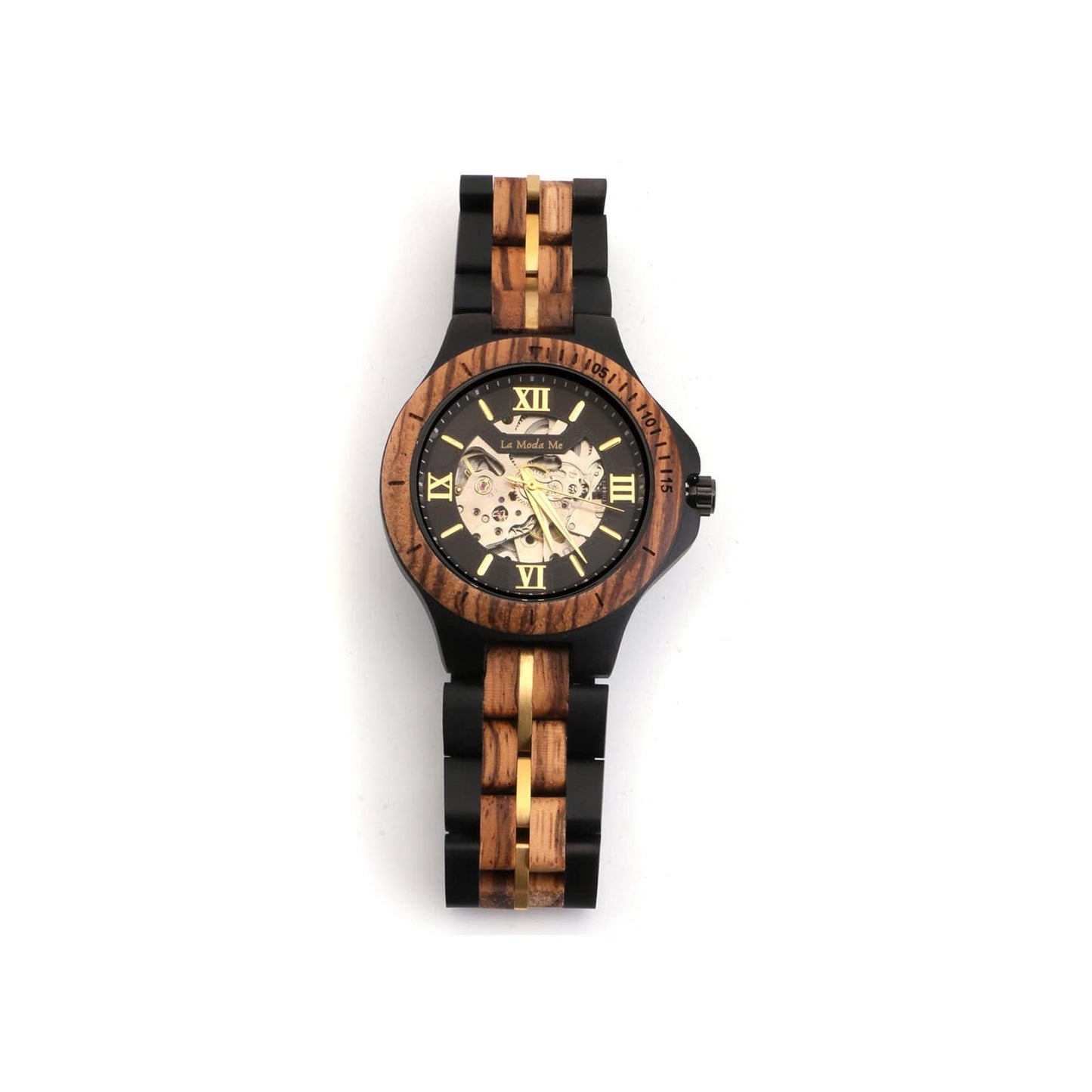 Watch Notterdam Automatic Zebrawood - Eco-Friendly Wooden Watch-4