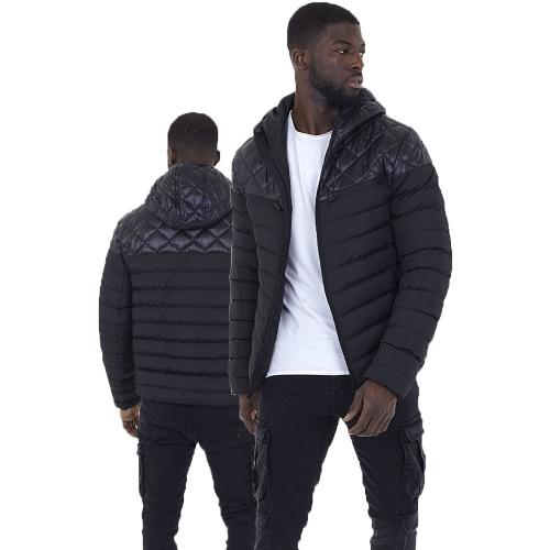 Mens Brave Soul Jermaine V2 Quilted Jacket-0